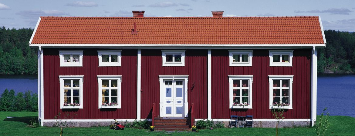 Skandinavischer Look für die Holzfassade