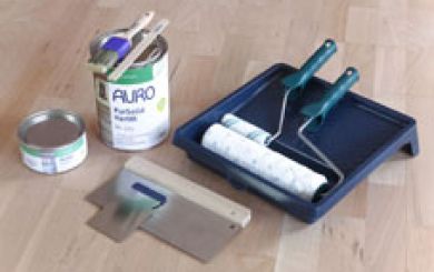 Oling and waxing of wooden floors - step 2