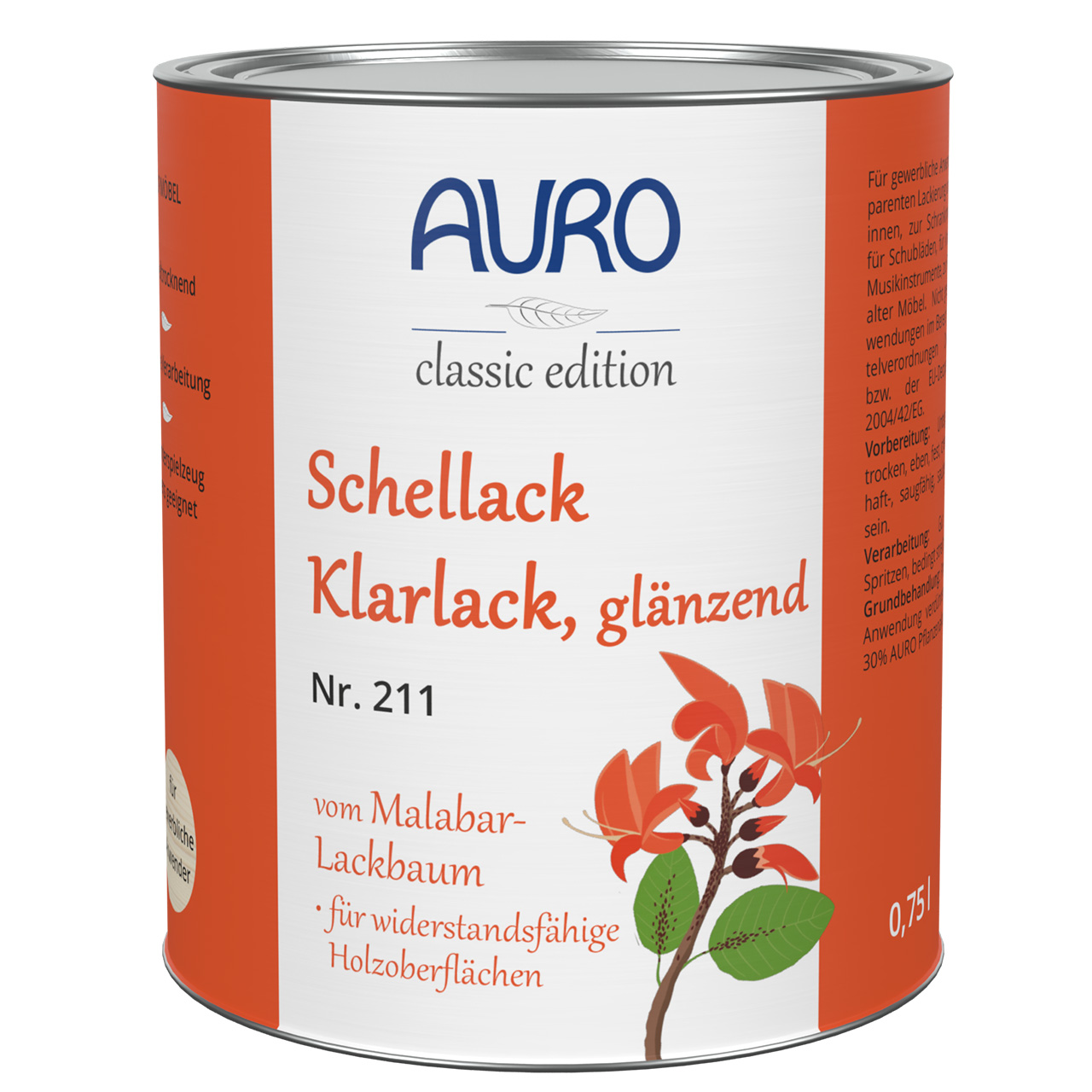 Schellack-Klarlack glänzend