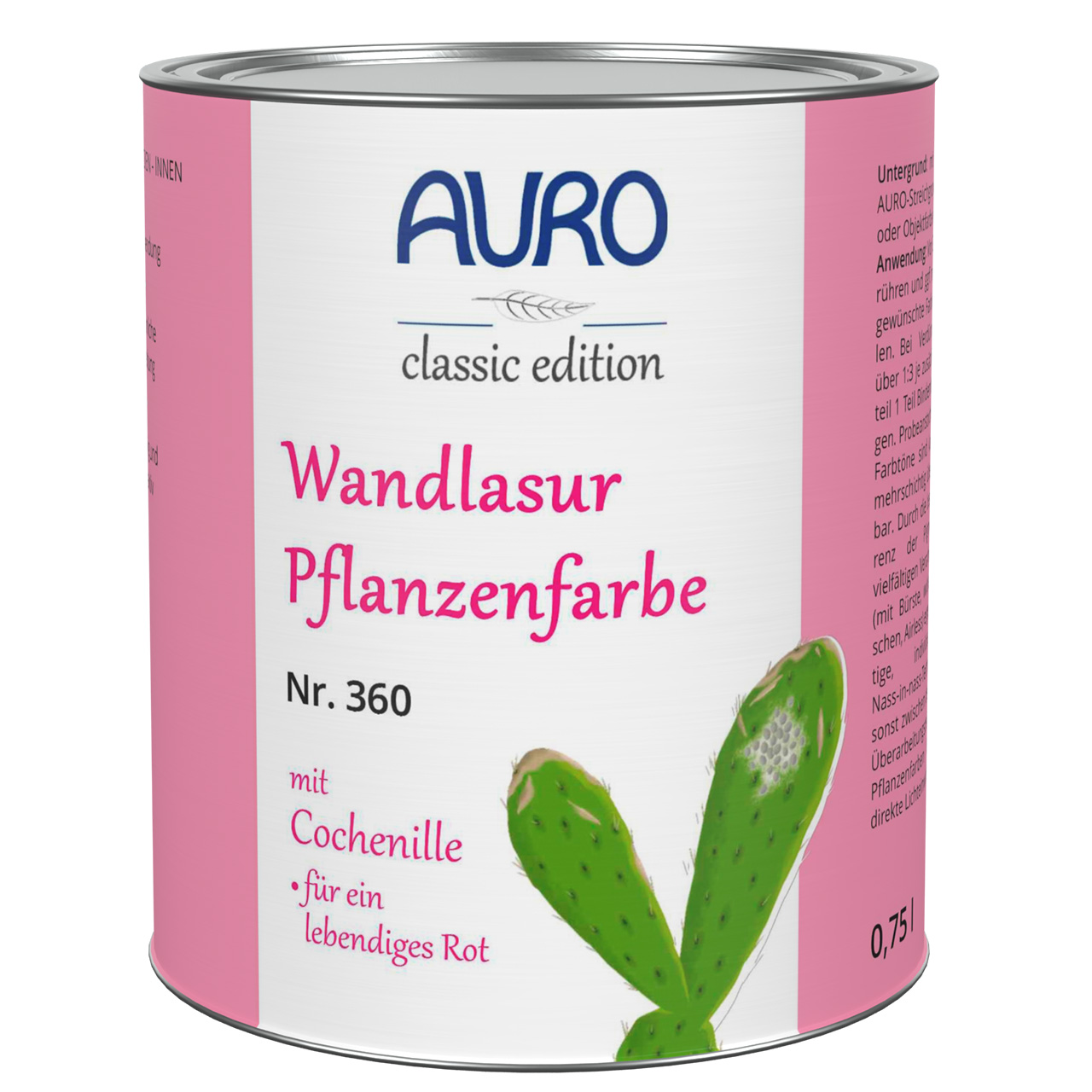 Wandlasur-Pflanzenfarbe