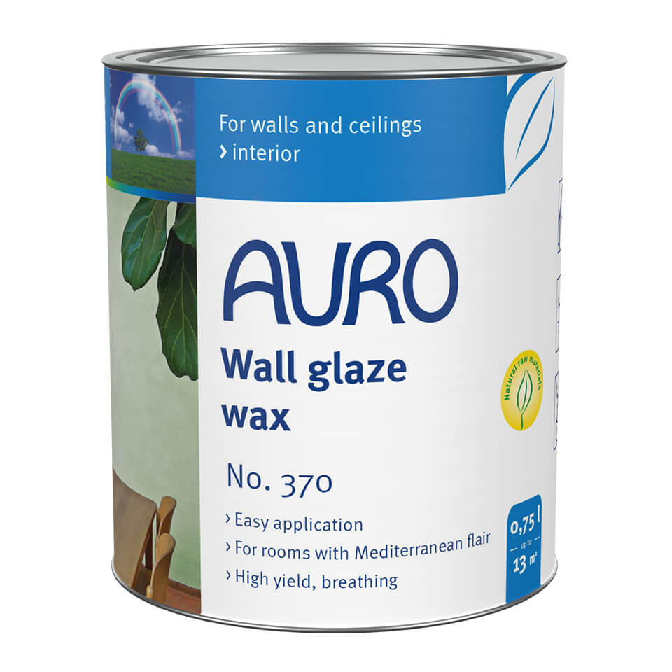 Wall glaze wax, colourless