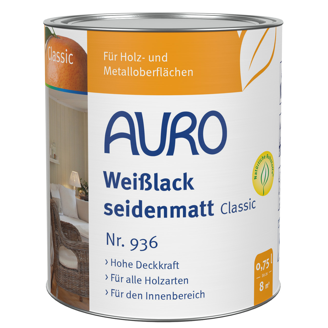 Weißlack, seidenmatt, Classic